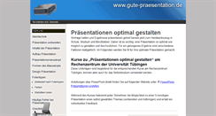 Desktop Screenshot of gute-praesentation.de